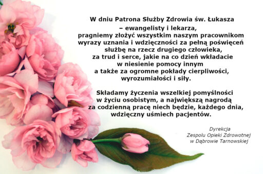 18 października – Święto Patrona Pracowników Służby Zdrowia